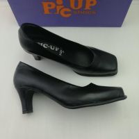 Picup รุ่น 29-99 รองเท้าคัทชู ส้นสูง 2.5 นิ้ว รับปริญญา นักศึกษา หัวตัด แบบถูกระเบียบ