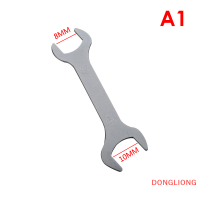 DONGLIONG ประแจหัวคู่ปลายเปิดปลายใช้งานได้สองแบบบางเฉียบประแจอุปกรณ์ทำมือรถ