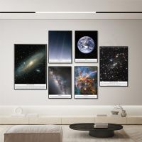 ของขวัญวิทยาศาสตร์ที่ไม่ซ้ำกัน,Carina Nebula, Milky Way, Andromeda Galaxy Poster, Hubble Space Canvas Print, Astronomy Poster, Starry Sky Wall Art