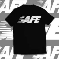 2023 NEWSafe Logo Designed Solid Drop Shoulder T Shirt (Unisex)