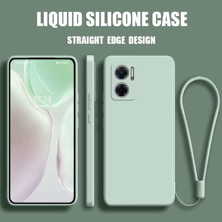 เคส-redmi-10-5g-case-เคสกันกระแทกซิลิโคนเหลวแบบเต็มรูปแบบต้นฉบับสี่เหลี่ยมจัตุรัสตัวป้องกันกล้องด้านหลัง