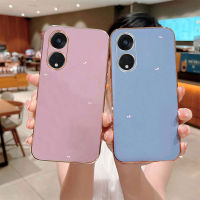 หรูหรา เคส OPPO Reno8 T 5G Reno8T 4G ล่าสุด2023 สีมาการอง การออกแบบชุบ ซิลิโคนนิ่ม เคสโทรศัพท์ oppo reno8t 5G reno 8t 4G เคสมือถือ