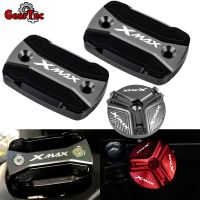 ↂ∋ For YAMAHA XMAX 125 250 300 XMAX300 XMAX250 2017-2023 2021 Motorcycle Accessories Front Brake Fluid Reservoir Tank Covers Caps