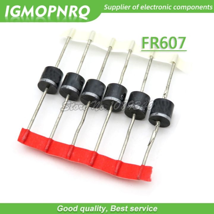20pcs FR607 6A 1000V DIP Fast Recovery  High Frequency Fast Recovery Diode New Original Free Shipping