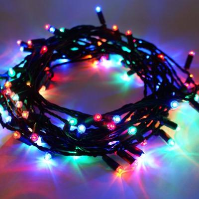 Christmas Light LED ไฟกระพริบ LED กันน้ำ RGB เปลี่ยนสี ได้ 7 สี ปรับไฟได้ 8 จังหวะ
