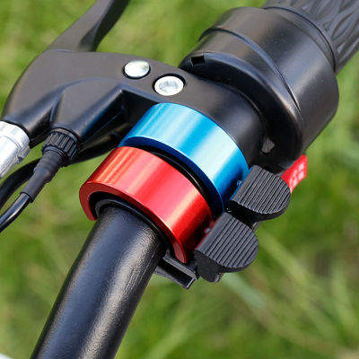 Dual-Ring Bicycle Bell Aluminum Alloy MTB Bike Safety Warning Alarm Cycling Handlebar Bell Ring Bicycle Horn Cycling Accessories Adhesives Tape