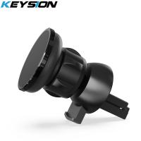 ขาตั้งโทรศัพท์มือถือปรับได้ KEYSION ช่องแอร์ที่วางโทรศัพท์ในรถแม่เหล็กเต้าเสียบหมุนได้ติดแท่นวางโทรศัพท์มือถือสำหรับรถยนต์โทรศัพท์แม่เหล็กอเนกประสงค์สำหรับ Iphone Samsung Xiaomi