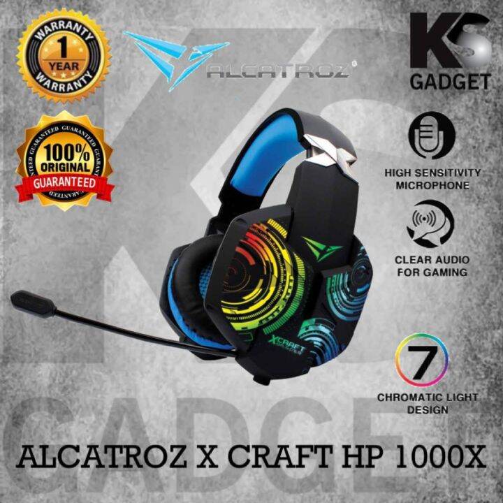 Alcatroz XCraft XSeries Mobile Gaming Headphones Lazada