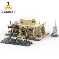 Buildmoc Space Wars Cabin Dined Village Djarin MOC ชุด Building Blocks ชุดของเล่นเด็กของขวัญเด็กของเล่น1317ชิ้นอิฐ