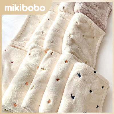mikibobo  ผ้าห่ม ผ้าฟลีซ แบบใหม่ สําหรับเด็กทารกHF1222