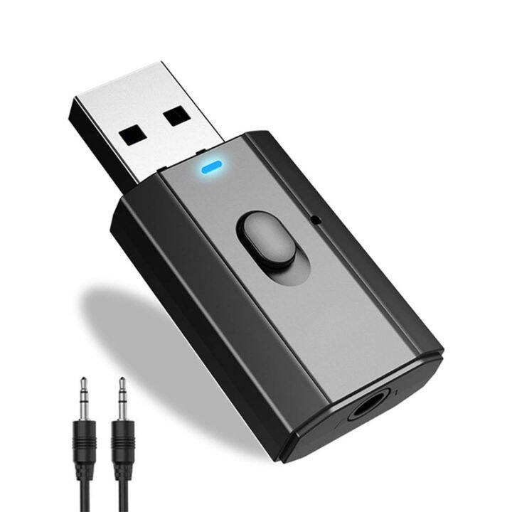 chgys-usb-อะแดปเตอร์เสียงรถยนต์-ตัวรับสัญญาณบลูทูธแฮนด์ฟรีบลูทูธ5-0