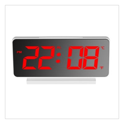 LED Digital Alarm Clock,Large Number,Bold Digit,Snooze,Adjustable Volume,Easy Operation,for Bedroom
