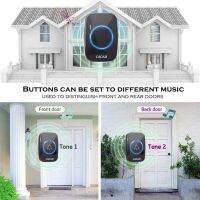 ♦❣☒ Real Time Monitor Wireless Door Bell Waterproof New Smart Home Eu Us Uk Au 433mhz Digital Music Gatebell Wireless