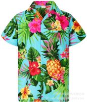 LASGO New Mens Beach Shirts ebay Amazon Explosive Beachwear Best Selling Printed Shirts Men