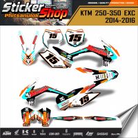 sticker KTM 250 - 350 EXC 2014-2016 No.2