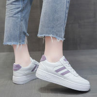 2021Womans All Seasons Leather Sneakers Lady Office Walking Casual Women Soft Comfortable Sports Trainers Work Shoes