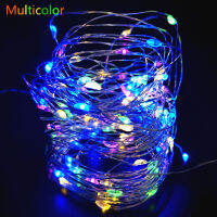 Fairy Lights Copper Wire LED String Lights Garland Christmas Decoration for Home Room Wedding New Year Decor USB Battery Powered