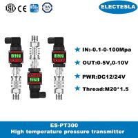 จอแสดงผล LCD เครื่องส่งสัญญาณความดันทนความร้อน-0.1-เอาต์พุต100Mpa 0-5V Air Liquid Oil Transducer Diffusion Silicon Sensor