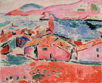 ⊙✷ Henri Matisse View Of Collioure Giclee Art ฟิล์มพิมพ์ผ้าไหมโปสเตอร์ Home Wall Decor 24x36inch