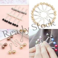 【hot sale】 ✤ B36 12pcs/set Lady Muslim Scarf Hijab Clips Brooch Pearl Pins Fixed Headscarf Brooches Charm Jewelry Gift for Girls Friends