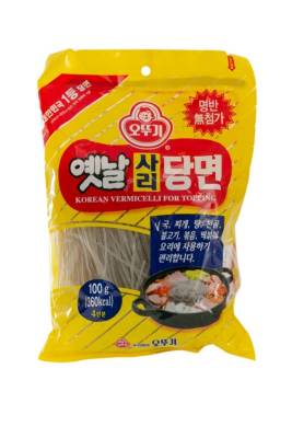 วุ้นเส้นเกาหลี จับแช ทังมยอน ottogi korean vermicelli for topping 옛날 사리 당면 100g