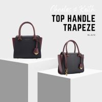 กระเป๋าCharles  กระเป๋าถือผู้หญิง กระเป๋าถือหรือสะพาย Top Handle Trapeze Bag