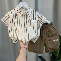 Boys Summer Short Sleeve Shirt Outfit 23 New Western Style Fashionable Clothes Childrens Summer Cool Handsome Childrens Clothing