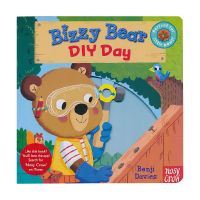 Bizzy bear is busy DIY day busy bear childrens English Office Book paperboard Book English original imported book picture book