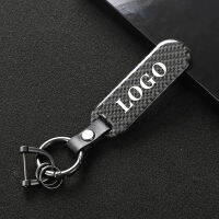 360 Degree Rotating Horseshoe Rings For Ford mustang GT 2018 2017 2016 2015 SHELBY Carbon fiber Car Logo key ring