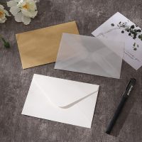 (Rui baoG)20ชิ้น/ล็อตสีขาวใสกรดกำมะถันกระดาษซองจดหมายสำหรับซองจดหมายภาพ DIY โปสการ์ดการ์ดจัดเก็บเชิญงานแต่งงานบรรจุของขวัญ