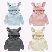 Áo Nỉ HOODIE Mèo Con Cho Bé Gái Bé Trai 8-18Kg