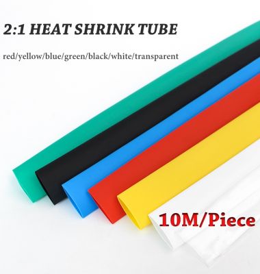 【YF】卐  10M/lot set  shrink 2:1kit Insulation Sleeving termoretractil Polyolefin Shrinking Assorted Tubing Wire Cable
