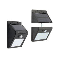 ไฟ LED พลังงานแสงอาทิตย์กลางแจ้งกันน้ำ PIR Motion Sensor โคมไฟติดผนังสำหรับรั้วสวน Patio Sconce ไฟฉุกเฉิน