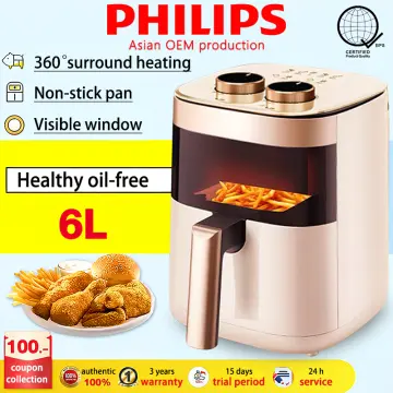 Large Capacity Smart Air Fryer - Home Automatic French Fries Machine With  6L Capacity And Multi-function Oven For Healthy Cooking