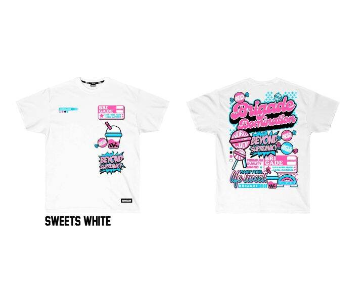 BRIGADE CLOTHING SWEETS (WHITE) Lazada PH