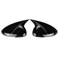 M Style Car Glossy Black Rearview Mirror Cover Trim Frame Side Mirror Caps for K5 2020 2021 2022