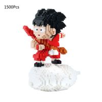 【Cod】 The Pie Mart การ์ตูนเพชรอิฐมังกร Z หนุ่ม Son Goku เมฆบล็อก3D DIY รุ่นอาคารของเล่นสำหรับเด็ก