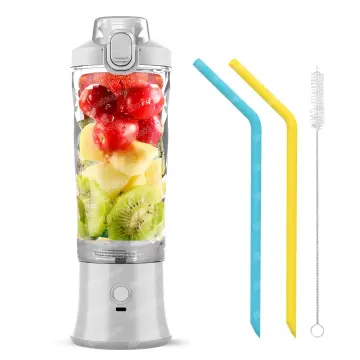 Portable blender mixer 600ML Electric Juicer Fruit Mini Blender 6 Blades  For Shakes and Smoothies Juicer Sport Outdoor Travel