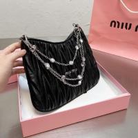 2023 new Miu Miu Designer Chain Shoulder Purse for Women Soft Leather Quilted Clucth Fashion Crossbody bag