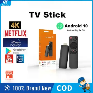 DQ03 TV Stick Android 10 Quad Core 2GB 16GB Support 4K Smart TV Box