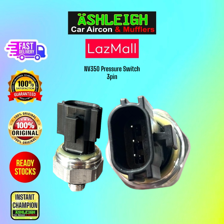 Ashleigh Nissan NV350 3pin Pressure Switch Car Aircon Parts Sensor