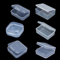 Many Sizes Transparent plastic box Storage Collections Item packaging box portable case Mini Case Clear Small Tools Box