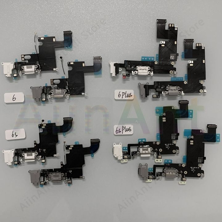 aiinant-original-usb-charging-port-charger-dock-connector-สายชาร์จ-flex-สําหรับ-iphone-5s-5s-6-6s-plus-อะไหล่ซ่อมโทรศัพท์