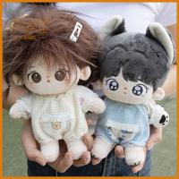 ชุดเอี๊ยมตุ๊กตาแฟชั่นสำหรับ10ซม./20ซม. สำหรับตุ๊กตา1/12BJD เสื้อคลุมตัวการ์ตูนผ้าฝ้ายกางเกงตุ๊กตาเสื้อผ้าชุดนอนตุ๊กตาทำด้วยมือ