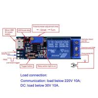 【⊕Good quality⊕】 Maries store ความล่าช้าปรับได้พลังงานไมโคร Usb 5V-30V การหน่วงโมดูลทริกเกอร์ควบคุมเครื่องจับเวลาระบบรีเลย์ระบบอิเล็กทรอนิกส์อัจฉริยะ