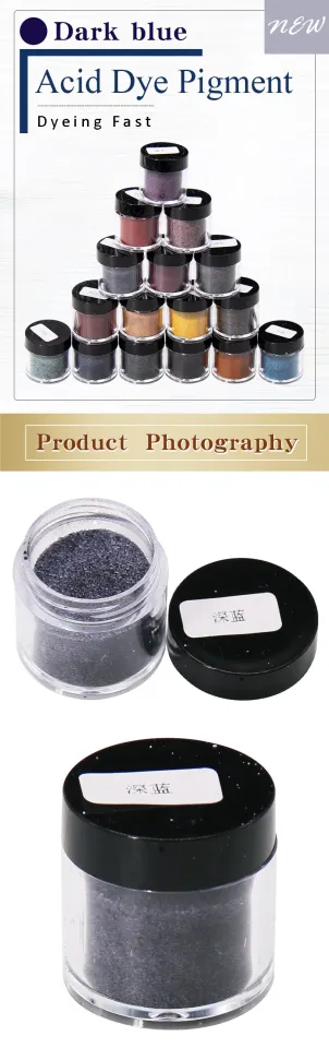 10g Dark Blue Color Fabric Dye Pigment Dye for Clothing Dyestuff Renovation  in Cotton Feather Bamboo Acrylic Paint Powder