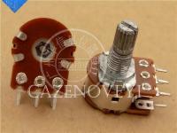 1pcs/lot C1 Audio potentiometer R201TII Type 148 duplex potentiometer A5K Handle length 15MM