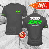 NEW Kawasaki Ninja Superbike Motorcycle 750 ZXR T-Shirt Ready Stock Black Gray Green Color Available