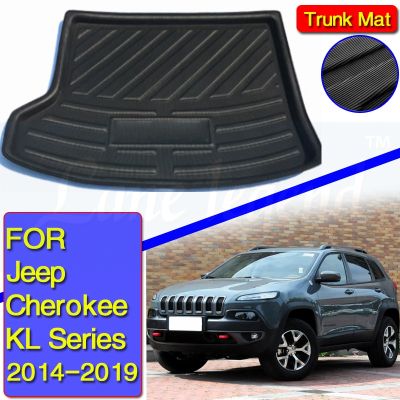 สำหรับ Jeep Cherokee เคแอลซีรี่ย์2014 2015 2016 2017 2018 2019เสื่อฝาหน้าฝาหลังกระโปรงรถแผ่นรองเท้าในรถที่รองเท้าเครื่องป้องกันพรมเสื่อปูพื้น