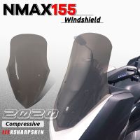 กระจกบังลมหน้าอะคริลิกสำหรับยามาฮ่า NMAX 155 2020ใหม่อุปกรณ์แต่งมอเตอร์ไซค์ Nmax155